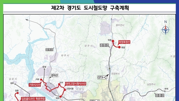 제2차 경기도 도시철도망 구축계획 확정…향후 10년 철도 청사진 제시