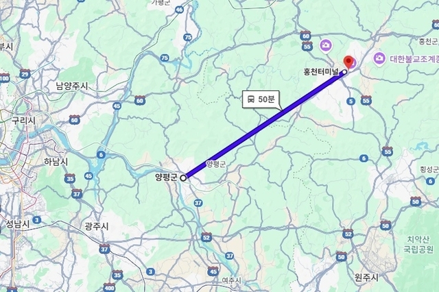 경기 동부권 숙원사업 ‘용문~홍천 광역철도’ 예비타당성조사 통과