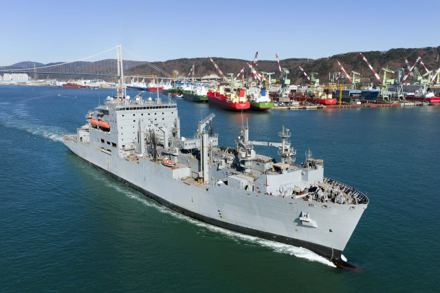 HD현대중공업, 미 해군 군수지원함 MRO 추가 수주