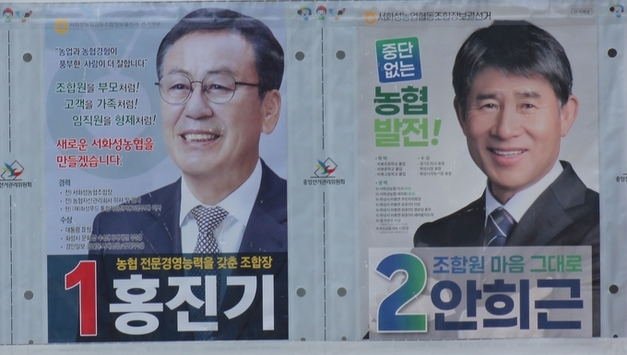 서화성농협 조합장 보궐 선거 하루 앞