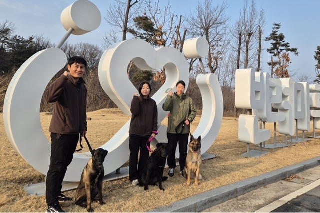 은퇴군견 3마리, 반려마루 여주에서 2회차 견생 준비