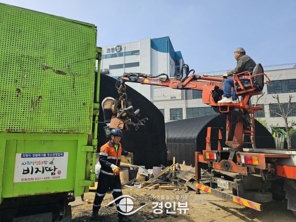 사회적협동조합 비지땀, 독거노인 생활폐기물 처리 봉사